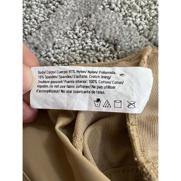 Maidenform Shaper Shapewear Small Open Bust Wear Your Own Bra Thigh Skimmer - Picture 11 of 12